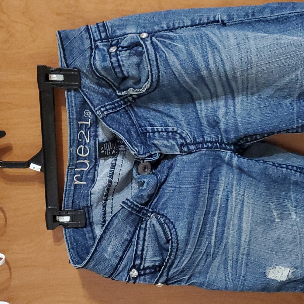 woman's Capri styled jeans